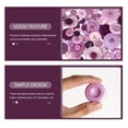 thumbnail image 6 of VERDANVERSE Button Decoration Resin Buttons Purple 1 Set (Approx 600 Buttons), 6 of 8