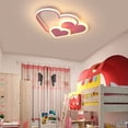 thumbnail image 3 of Fetcoi, Children's Room Ceiling Light, LED Dimmable Ceiling Lamp  Bedroom Decorative(Pink), 3 of 9
