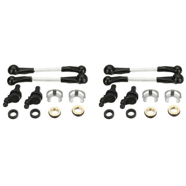 20Pcs 2.7 3.0 Tdi Car Air Intake Manifold Suction Pipe Swirl Flap Repair Kit for A4 A5 A6 A7 A8 for 059198212,4 x Intake Repair Kit,Black & silver