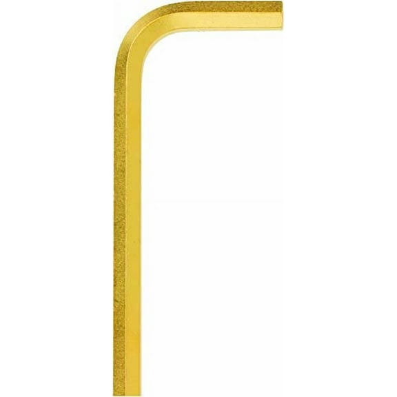 Bondhus 28214 3/8 GoldGuard Plated Hex L-Wrench - Short Bulk