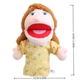 thumbnail image 3 of Ohmyroo Mother Hand Puppet, 11.0 Inch Plush Moving Mouth Doll, Interactive Ventriloquist Toy For Youth, 3 of 8