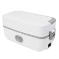thumbnail image 4 of Self Cooking Lunch Box Leakage Proof 2 Stainless Steel Inner Bowl Portable Electric Cooker Food Box for Office 110‑220V US Plug, 4 of 12