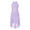 Lavender, variant on TSSOE Kids Girls Lyrical Dance Dress Sleeveless Rhinestone Ruched High-Low Tulle Leotard Tutu Dancewear Black 6