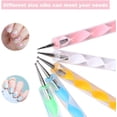 thumbnail image 5 of Dotting Pen, Nail Art Dotting Tools, Nail Art Sculpting Pen Dual Tip, 5 Pieces Nail Art Drawing Painting Dotting Pen Tools,For Nail Design Marbling Tool, 5 of 5