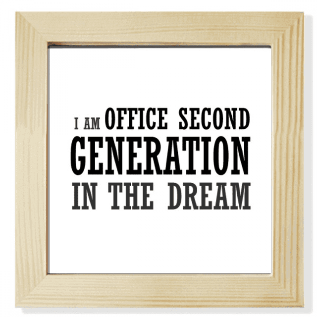 Office Deuxième Génération Art Déco Mode Carré Cadre Photo Mur Présentoir de Table