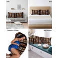 thumbnail image 5 of Desert Camels Pillow Cases Standard Size Set of 2 - Microfiber Bed Throw Pillow Covers, Brown Wildlife Farmhouse Animals Rustic Decorative Lumbar Pillow Cover with Envelope Closure for Sofa 20"x26", 5 of 6