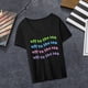 thumbnail image 1 of Camiseta con estampado de letras para mujer, camiseta de cuello redondo, camiseta de manga corta suave y elegante para escalar, viajes, senderismo, casa SG Yinane Camiseta para mujer, 1 of 8