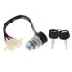 thumbnail image 5 of Cerradura de Interruptor de Cilindro de Encendido Universal + 2 Llaves de 4 Posiciones para Camión de Automóvil , Plata DYNWAVEMX Llave de Encendido Cerradura del Interruptor, 5 of 8
