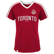 MLS by Outerstuff Short Sleeve Club Top, Power Red, Youth Girls Large(14)