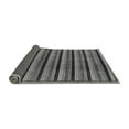 thumbnail image 2 of Ahgly Company Indoor Round Abstract Gray Modern Area Rugs, 4' Round, 2 of 4