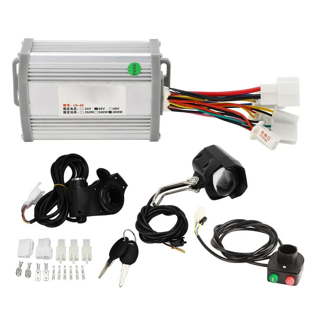 Controlador de Motor de velocidad de cepillo de 36V y 800W, Kit de controlador de conversión de manillar de acelerador de pulgar para bicicleta eléctrica YUNYI BRAND Deportes