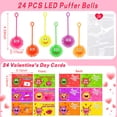 thumbnail image 2 of Juguetes LED con forma de bola hinchable para regalos del día de San Valentín, paquete de 24 para ni, 2 of 8