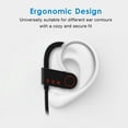 thumbnail image 4 of JETech Bluetooth Headphones Sport Bluetooth V4.1 Wireless Earphones HD Stereo IPX7 Waterproof w/Microphone for Running, Workout and Gym (Black), 4 of 7