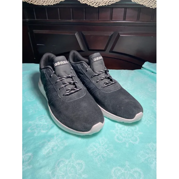 Suede Ad-id-as Lite Racer Luxe Shoes Black, NEO, fit foam, soft comfort footbed