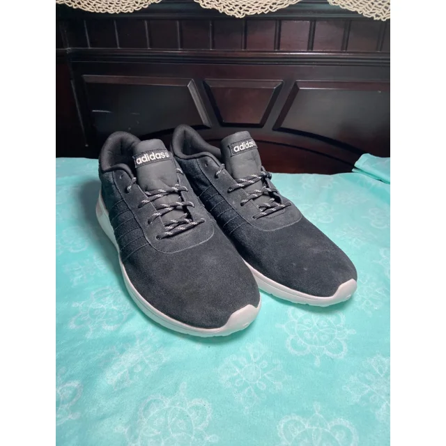 Suede Ad-id-as Lite Racer Luxe Shoes Black, NEO, fit foam, soft comfort footbed