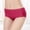 Wine, variant on HUPOM Women'S Underwear Funny Underwear For Women Medium waist Elastic Waist Solid Briefs Wine M