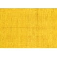 thumbnail image 1 of Ahgly Company Machine Washable Indoor Rectangle Abstract Yellow Modern Area Rugs, 8' x 10', 1 of 4
