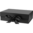 thumbnail image 1 of Caja de Regalo con Tapa para Regalos con Cinta y Cierre Magnético (Negro) 23*17*7cm, 1 of 5