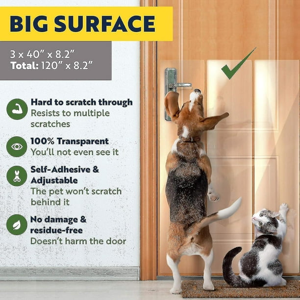 3pcs Door Protector From Dog Scratching Cat Scratch Door Frame Protector Anti Dog Scratch Door Guard Walmart