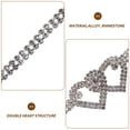 thumbnail image 3 of Houderco 2Ud Tobilleras Plateadas Con Y De Accesorio Para Mujer Y Regalo, 3 of 8