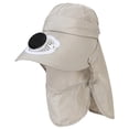 thumbnail image 5 of jiaxiM Solar Powered Fan Hat Cooling Wide Brim Sun Hat with Solars Fan Solar Usb Dual Power Supply Fishing Hats for Women Sun Visors for Women Wide Brim for Outdoor Fishing, Hiking Gardening, 5 of 5