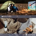 thumbnail image 6 of Thunrlge Mini Portable Projector 4K 1080P Support, WiFi 6, BT5.0, Android 11.0, Auto Keystone Correction, 180 Degree Rotation, Ideal for Home Video Use., 6 of 11