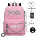 thumbnail image 3 of 2026 Korean Style USB Backpack - SJJYV Stray Kids Bookbag, Back To School Boys Girls Fans Gift Bag Mochila, 3 of 5