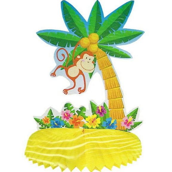 Palm Tree Honeycomb Table Decoration (1ct)