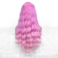 thumbnail image 1 of Xihbxyly Ofertas del día Peluca de mujer de pelo largo ondulado y rizado con flequillo natural en el centro, 1 of 1