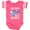 Football Pink and White, variant on Inktastic Will You Be My Valentine with Cute Shark and Hearts Boys or Girls Baby Bodysuit