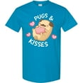thumbnail image 3 of Inktastic Valentines Day Pugs and Kisses with Pink Hearts T-Shirt, 3 of 5