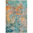 thumbnail image 7 of Moynesa 2'x3' Modern Abstract Area Rug,Rosy Washable Small Front Door Rug for Entryway Mat Contemporary Faux Wool Non-Slip Soft Floor Indoor Carpet for Living Room Kitchen Bathroom RV, 7 of 7