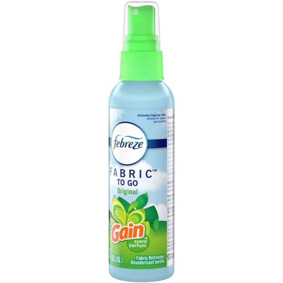 Febreze Odor-Fighting Fabric Refresher To Go Gain Original Scent, 2.8 oz. Spray