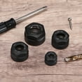 thumbnail image 6 of Uxcell 2-Pack ER11-A(M14) Collet Clamping Nut, 40Cr Steel 0.3 Inch/8mm Hole Dia for ER Milling Chuck Holder, 6 of 6