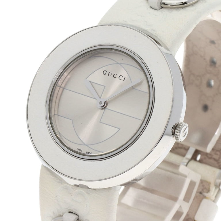 Pre-Owned Gucci 129.4 Uplay Watch Stainless Steel Leather  display picture 2