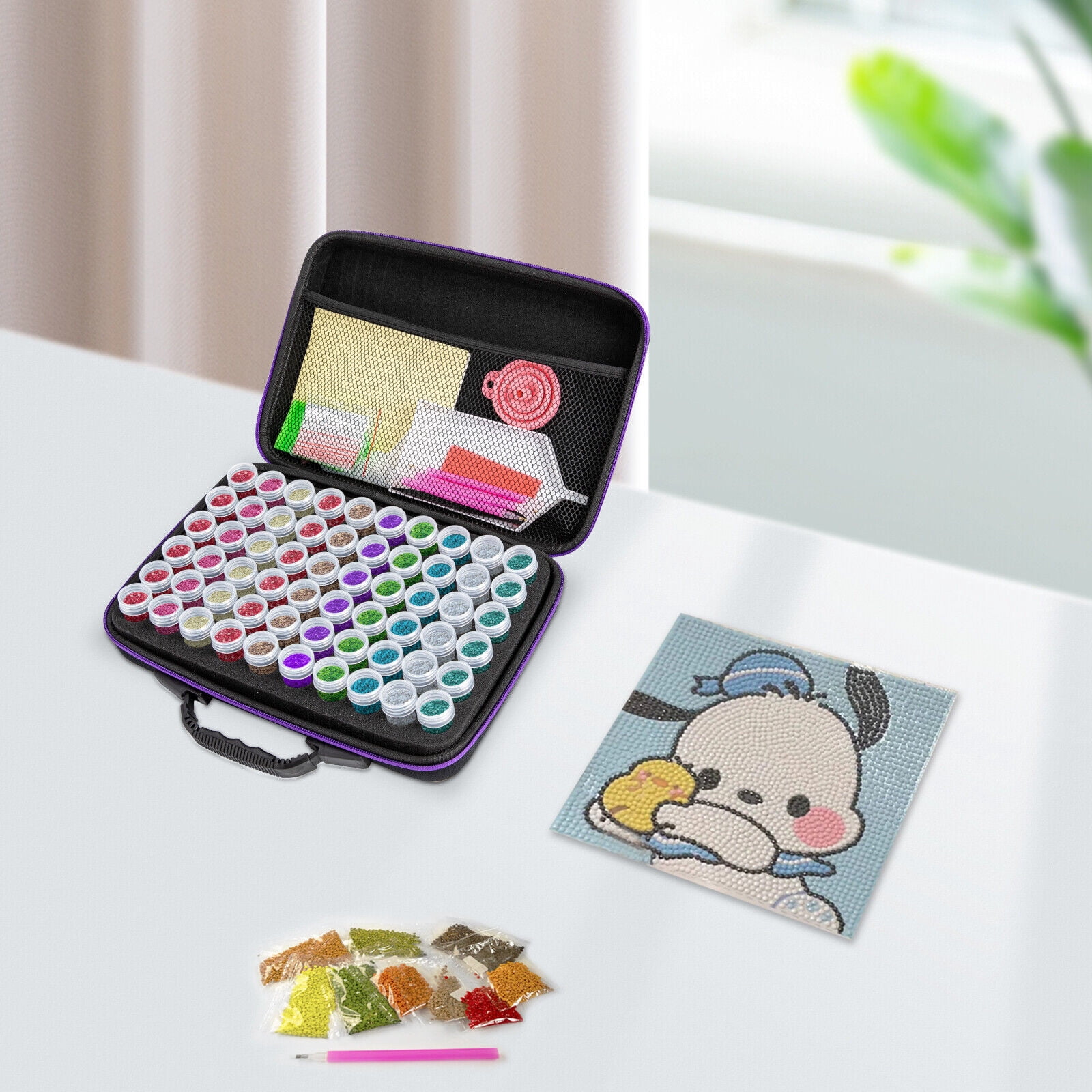 60 Diamond Painting Storage Boxes Bead Organiser Tray Art Beads Embroidery Case