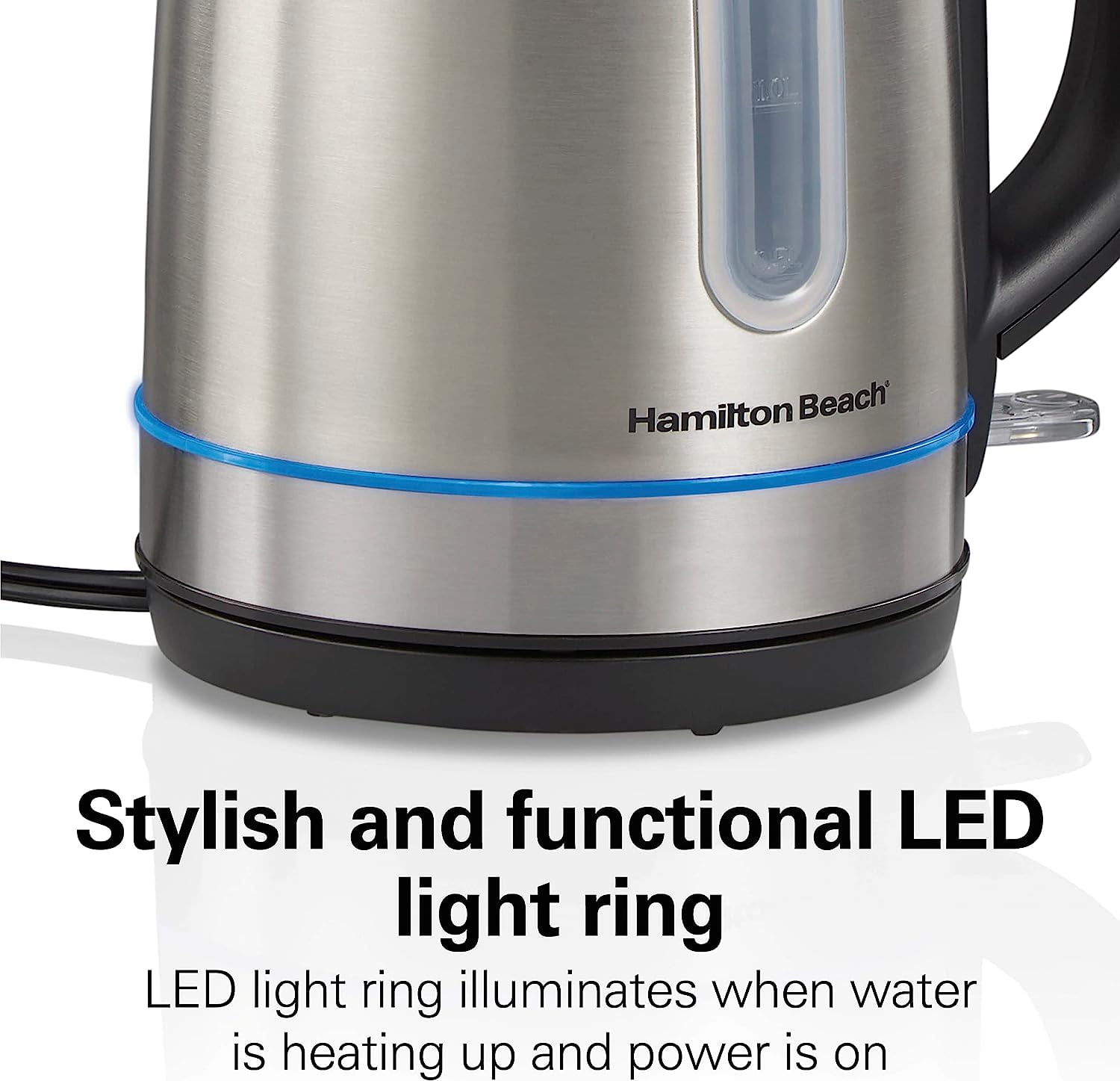1500W 1.7L Electric Kettle & 2 Slice Toaster with Extra-Wide Slots, Bagel Setting & Auto Shutoff