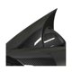 thumbnail image 4 of Para Golf Mk7 Mk7.5 Gtd R cubierta de espejo trasero conversión de megáfono grano de carbono Universal, 4 of 5