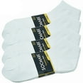 thumbnail image 2 of Glory Max Men's Casual Cotton Solid White Ankle Low Cut Socks Size 10-13 12 Pairs, 2 of 4