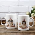 thumbnail image 3 of Happy Mother's Day Saint Bernard with Sweets and Flowers at a Picnic Mug St Dog Lover Coffee Tea Cup - 13005, 3 of 4