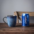 thumbnail image 2 of Vicrays Coffee Mug Set, 12 Ounce, Set of 6, Ceramic Mug for Men, Women, Unique Glazed Mugs with Handle for Coffee, Tea, Milk, Cocoa, Cereal (blue), 2 of 7