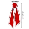 thumbnail image 3 of Wreath Decor Ribbon, Wreath Sash for Front Door, Black and White Ribbon, Wreath Bows for Front Door, 1Pc 48X5 Inch Scalloped Edge Accent for Front Door Wreath Hanging Use, 3 of 6
