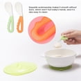 thumbnail image 4 of Safe Flat and Rounded Spoon Head Baby Spoon, Ergonomic handle Quality PP material Baby Training Spoon, for Kids Baby, 4 of 7