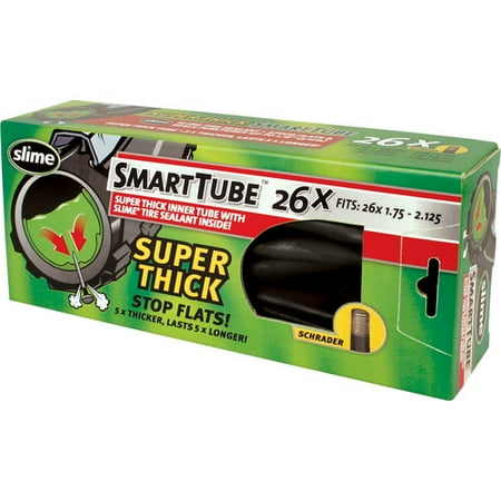 Slime Thorn Resistant Schrader Valve Inner Tube, 26" x 1.75-2.125