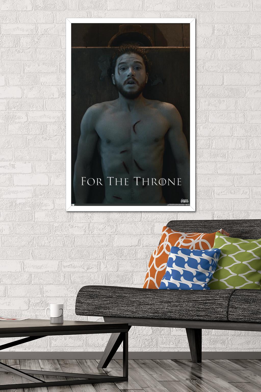 Game of Thrones - Jon Snow Wall Poster, 22.375" x 34", Framed