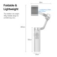 thumbnail image 2 of Capture π Foldable 3- Phone Gimbal Stabilizer Auto Balancing Face Tracking Gesture Recognition Inception Mode Panoramic Time Lapse with Rechargeable 4500mAh Battery for Android IOS Smartphon, 2 of 7