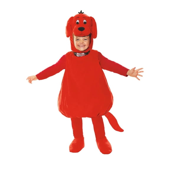 Underwraps Toddler's Deluxe Clifford The Big Red Dog Costume - Size 2T-4T