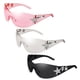thumbnail image 1 of Gafas de sol Ovveroche Y2K Shield Wrap Around UV400 para mujeres y hombres, 1 of 7