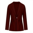 thumbnail image 5 of BangWanChi Blazers for Women Business Women's Casual Lightweight Blazer Open Front Lapel Long Sleeve Jacket Suits Work Office Jackets Blazer For Daily/Work, 5 of 5