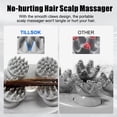 thumbnail image 5 of Electric Scalp Massager, Head Massager for Hair Growth and Stress Relax, Handheld Portable Scalp Brush and Scrubber, Head Scratcher with 96 Kneading Nodes, Dog and Cat Massager(White), 5 of 7